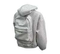 Acunny Sweat à capuche avec sac à dos | Créatif, léger et confortable - Tenues de pull campus décontractées - Pour les trajets professionnels, les randonnées, le style de vie, les voyages quotidiens