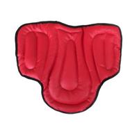 Acunny Tapis de selle pour cheval, tapis de selle en cuir PU, équipement d'équitation, rembourrage de siège de moto imperméable absorbant les chocs pour une protection sportive lors de l'équitation