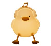 Acunny Veilleuse Canard - Veilleuse Animale Tactile En Silicone | Lumière Douce Réglable Multiniveaux Pour Allaitement Et Réveils Nocturnes