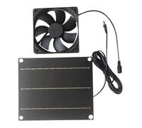 Acunny Ventilateur d'extraction solaire avec module photovoltaïque, 30 W, pour bâtiment, appareil résistant aux intempéries, à montage mural, pour écurie, niche, grenier