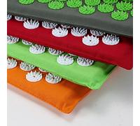 Acupression Set Pain Relief Muscle relaxation Mat d'oreiller Back Cou pour les hommes et les femmes (Orange)