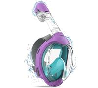ACURE Masque de Plongée Intégral pour Enfants, SN03 Ensemble de Tuba Anti-Buée & Sec, Masque de Plongée avec Système de Respiration Plus Facile pour Les Débutants en Natation âgés de 3 à 8 Ans