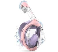 ACURE Masque de Plongée Intégral pour Enfants, SN03 Ensemble de Tuba Anti-Buée & Sec, Masque de Plongée avec Système de Respiration Plus Facile pour Les Débutants en Natation âgés de 3 à 8 Ans