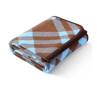 ACUSHLA Couverture écossaise en laine mérinos - Grande couverture chaude lavable tartan Living Blanket couvre-lit pour lit, canapé, voiture, bureau, pique-nique, voyage, toutes saisons à carreaux