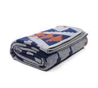 ACUSHLA Couverture en Laine mérinos Douce et Chaude épaisse pour lit canapé Camping Voyage Voiture Toutes Saisons aztèque Gris 160 x 129,5 cm