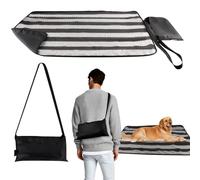 ACUSHLA Couverture pour animal de compagnie - 100 x 70 cm - Imperméable - Pour l'extérieur - Noir/blanc