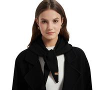 ACUSHLA Écharpe triangulaire 100 % laine mérinos pour femmes, tricotée, foulard de mode, tour de cou léger, doux et chaud, 120X40