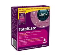 ACUVUE Blink Total Care Lot de 2 solutions désinfectantes et humides + nettoyant quotidien