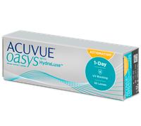 Acuvue Oasys 1-Day with HydraLuxe for Astigmatism (30 lentilles) Puissance: +2.50, BC: 8.50, Diamètre: 14.30, Cylindre: -1.25, Axe: 20° +2.50