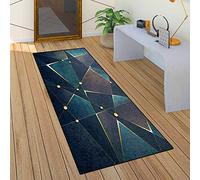 ACUY Tapis Anti-Salissures 50x140cm Doux AntidéRapant Tapis De Couloir Long, Antidérapant & Anti-Glisse Design Moderne & Traditionnel pour Chambre, Cuisine, Descente de Lit