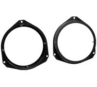 ACV Electronic Bague d'adaptation pour haut-parleurs porte-avant Opel Astra H/Corsa D 16 cm, noir