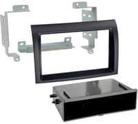 ACV Adaptateur de façade 2-DIN pour Fiat Ducato avec vide-poche Noir