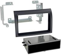 ACV Adaptateur de façade 2-DIN pour Fiat Ducato avec vide-poche Noir