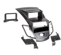 ACV Façade d'autoradio 281114-21-1 2-DIN avec vide-poche pour Ford Fiesta (à partir de 2009) Noir