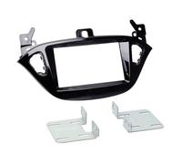ACV Cadre de montage autoradio FA23029 - 2-DIN - Compatible Opel Adam & Corsa E - Noir piano