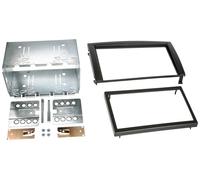 Adaptateur de façade 2-DIN - Skoda - Fabia - 2004-2007 - Noir - Double-Din