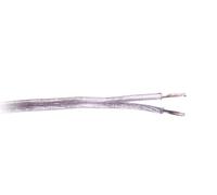 Acv - Câble pour Haut-parleurs de 2 x 0,75 mm transparent/400 m Rouge