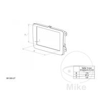 ACV Couvercle du boîtier d''autoradio 2-DIN