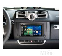 Radioblende 2-DIN Smart Fortwo 451 Facelift 2010 > schwarz