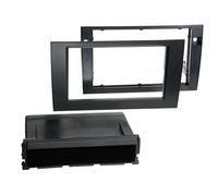 ACV Electronic Façade d'autoradio double DIN pour Audi A4 B6 et B7 à partir de juin 2006 Noir