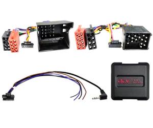 ACV Interface d'adaptateur LFB pour commande au volant pour BMW/Mini E46/E39/E38/E83/E53/E85/R50/R53/R52-17 broches Quadlock iBus Multilead