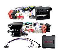 ACV Interface LFB de commande au volant pour Audi A1/A2/A3/A4/A6/Q3/R8/TT type 8E/8J/8L/8N/8P/8U/8X/8Z/C5/B4/42-40 broches Quadlock et ISO-MiniIso Multilead 42xad00c