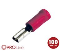 ACV Languette Épaisseur de contact: 0.8 mm partiellement isolé rouge 1 pc(s) Piece