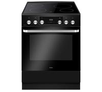 Amica Cuisinière électrique ACV7005RN Four vitrocéramique avec zone d'induction Noir