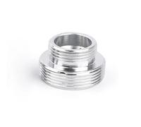 ACVACV Raccord de Robinet fileté mâle/Femelle M22 vers M16, Adaptateur de Robinet en Acier Inoxydable, Accessoire de purificateur d'eau, Joints de barboteur, 1 pièce(Male M16)