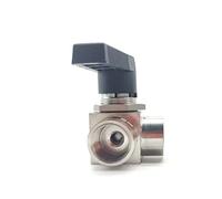 ACVACV Soupape À Bille À Trois Voies 1pcs, Fil Femelle G1 / 8 "1/4" 3/8 "1/2" BSP Acier Inoxydable 304 Température Haute Pression(3/8")