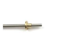 ACVACV T8 Tige De Vis Mère 1 Pièces, Plomb 2mm/8mm Pas 2mm OD 8mm avec Écrou for Guides Linéaires D'imprimante 3D CNC(Pitch 2mm Lead 2mm,100mm)