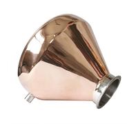 ACVACV Tête de Serrage à Trois Pinces en cuivre, for la Construction de projets IY, raccords de tuyaux sanitaires, plomberie(4")