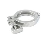 ACVACV Tri Clamp Raccord sanitaire en acier inoxydable 304 Tri Clover, pour fabricants de machines Kit de raccords de tuyauterie (34 mm (1,91 cm TC))