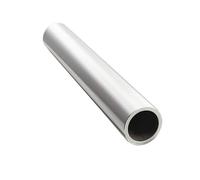 ACVACV Tube Rond Creux Droit en Aluminium TA2 à paroi épaisse, for projets de Bricolage, tuyaux rigides refroidis par Eau, raccords, Accessoires, Longueur 50 cm(OD19mm-ID11mm)