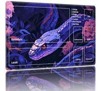 ACWDMKH MTG Tapis de jeu pour Magic The Gathering, tapis de jeu pour MTG TCG 61 x 35,6 cm, tapis de jeu de cartes à collectionner avec zones et sac de rangement, tapis de souris, tapis de bureau,