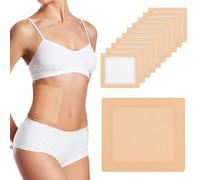 ACWOO 10 Paquets D'huile De Ricin Jetables, Patchs D'huile De Ricin Autocollants, Castor Oil Pack, Patchs D'huile De Ricin Hautement Absorbante, Sans Lavage, Anti-Infiltration (Huile Non Incluse)