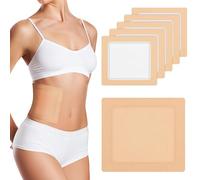 ACWOO 5 Paquets D'huile De Ricin Jetables, Patchs D'huile De Ricin Autocollants, Castor Oil Pack, Patchs D'huile De Ricin Hautement Absorbante, Sans Lavage, Anti-Infiltration (Huile Non Incluse)