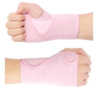 ACWOO Attelle de Poignet, 1 paire Palm Support Orthèse avec Éclisses Métalliques, canal carpien, tendinite et arthrite coussinée pour aider avec le canal carpien soulager traiter la douleur au poignet