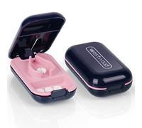 ACWOO Coupe-Comprimé, Séparateur de Comprimés avec Lame, Coupe-pilules Pour Petits et Gros Cachets, Séparateur De Pilules Portable Pour Fendre Vos Pilules Et Transporter Vos Médicaments