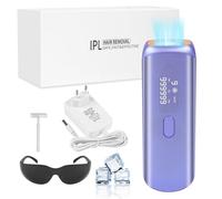 ACWOO Épilateur à Lumière Pulsée, HR/SC/RA 3-en-1 IPL Épilateur Laser avec 9 Niveaux D'Énergie, 999,999 Flashes IPL Épilateur Electrique avec 2 Modes pour Femme et Homme, Visage, Corps