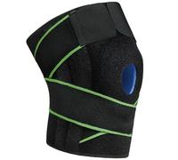 ACWOO Genouillère de Sport, Genouillère avec Stabilisateurs Latéraux et Coussinets en Caoutchouc, Réglable Genouillère Rotulienne et Ligamentaire, Rotule-Genouillère Sport pour les Douleurs au Genou