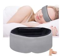 ACWOO Masque de Sommeil - Masque de Nuit Avec Bouchons D'oreille, Bloquant la Lumière, Masque de Voyage, Masque Yeux Doux et Confortable pour Dormir, Sleep Mask pour Homme/Femme