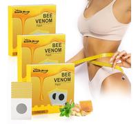 ACWOO Patch Venin d'Abeille, 21Pcs Drainage Lymphatique Et Patchs Modelage Du Corps Patch Détox Au Venin d'Abeille,Patch Façonner Le Corps Au Venin d'Abeille Pour Hommes Et Femme