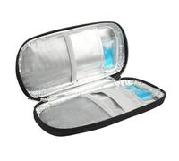 ACWOO Sac pour Diabétique, Étui Refroidisseur Diabète avec 2pcs Sac De Glace Réutilisable en Gel, Portable Sac Isotherme à Insuline Sac Isotherme Médicament Voyage pour Garder Médicaments Au Froid