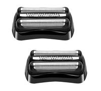 ACWOO Têtes de Rasoir de Rechange Series 3, 2PCS 21B Grille Rasoir Braun Remplacement Serie 3, Tête de Rasoir Électrique Tête Accessoires pour Rasoirs Compatible avec Rasoir Homme pour Braun Series 3