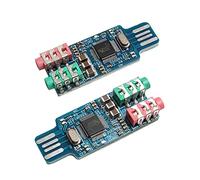 Acxico Lot de 2 clés USB CM108 gratuites pour ordinateur portable