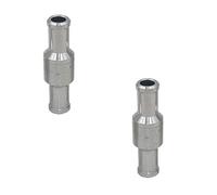 Acxico Lot de 2 servo-boosters de frein sans retour en ligne Clapet anti-retour 10 mm Clapet anti-retour 1 voie