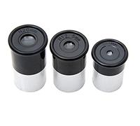 Acxico Lot de 3 oculaires universels pour télescope 24,5 mm H20 mm H 12,5 mm SR4 mm pour kits d'accessoires de photographie d'astronomie