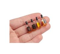 Acxico Lot de 4 bouteilles de vin à l'échelle 1/6 - Accessoire miniature pour figurine de 30,5 cm
