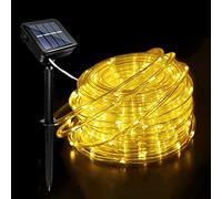 Acxilexy 12M 100LED Tube Lumineux Solaire, Étanche Guirlande Lumineuse Tube avec 8 Modes d'Éclairage, Solaire Ruban Lumineux pour Jardin Noël Mariage Fête Extérieur Intérieure Décoration